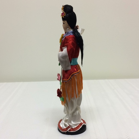 Oriental Souvenir Doll Figure 9.5" Female Japanese Chinese Geisha Asian (New) - Picture 4 of 12